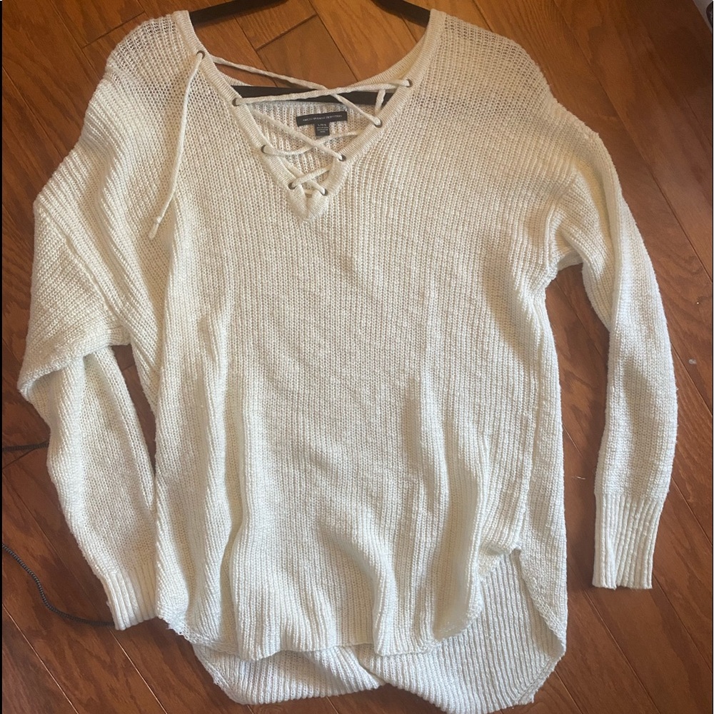 white sweater !!!